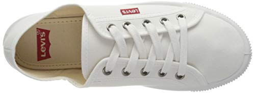 Levi's Malibu Beach S, Zapatillas Mujer, Blanco (B White 50), 41 EU