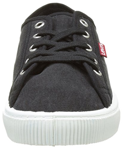 Levi's Malibu Beach S, Zapatillas para Mujer, Negro (Regular Black 59), 37 EU
