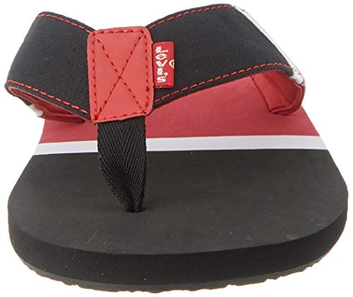 Levi's Mendocino Bicolor, Chanclas Hombre, Rojo (Dull Red 89), M