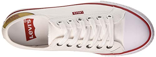 Levi's Stan Buck, Zapatillas Hombre, Blanco (Regular White 51), 43 EU