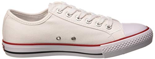 Levi's Stan Buck, Zapatillas Hombre, Blanco (Regular White 51), 44 EU