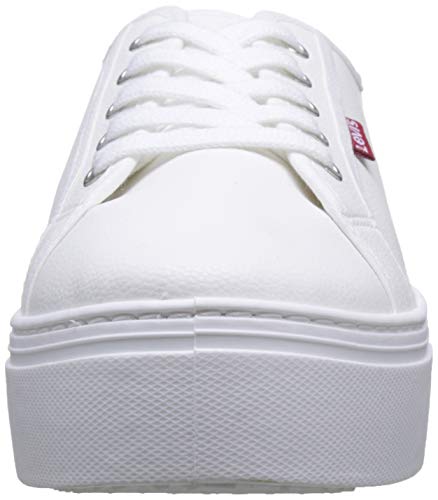 Levi's Tijuana, Zapatillas Mujer, Blanco (Sneakers 51), 40 EU