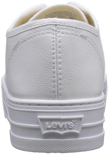 Levi's Tijuana, Zapatillas para Mujer, Blanco (Sneakers 51), 37 EU