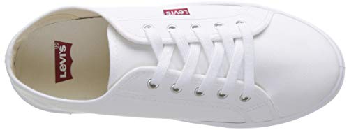 Levi's Tijuana, Zapatillas para Mujer, Blanco (Sneakers 51), 37 EU