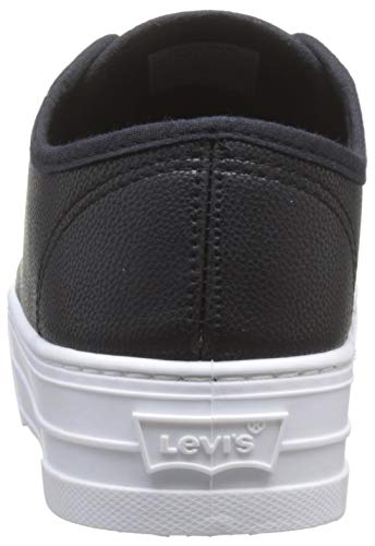 Levi's Tijuana, Zapatillas para Mujer, Negro (Sneakers 60), 38 EU
