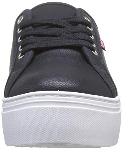 Levi's Tijuana, Zapatillas para Mujer, Negro (Sneakers 60), 38 EU