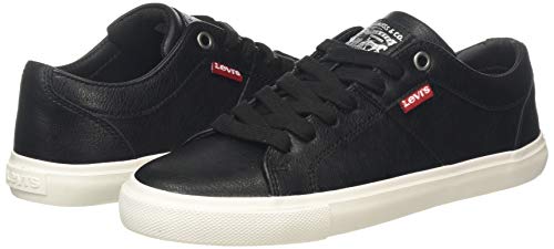 Levi's Woods W, Zapatillas para Mujer, Negro (R Black 59), 37 EU