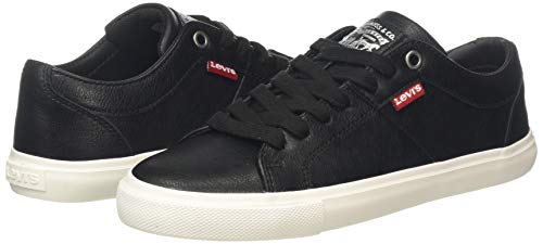 Levi's Woods W, Zapatillas para Mujer, Negro (R Black 59), 39 EU