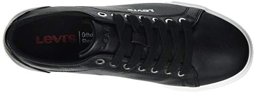 Levi's Woodward S, Zapatillas Mujer, Regular Black, 40 EU