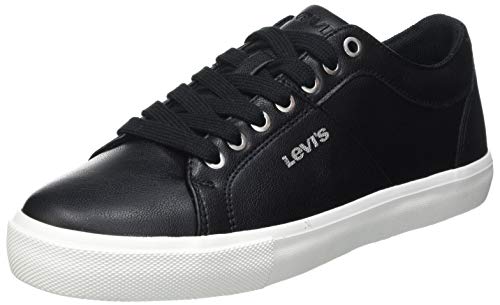 Levi's Woodward S, Zapatillas Mujer, Regular Black, 40 EU