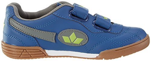 Lico Bernie V, Zapatillas Deportivas para Interior Unisex Niños, Azul (Marine/Grau/Lemon), 37 EU