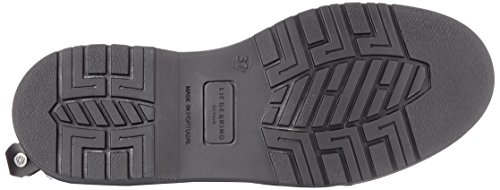 Liebeskind Berlin LW175260 Nappa, Botas Militares para Mujer, Oil Black with Red Brush, 41 EU