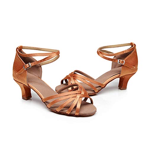 LIOOBO Zapatos de Baile Latino para Mujeres Zapatos de Tango para Mujeres Zapatos de Baile de salón