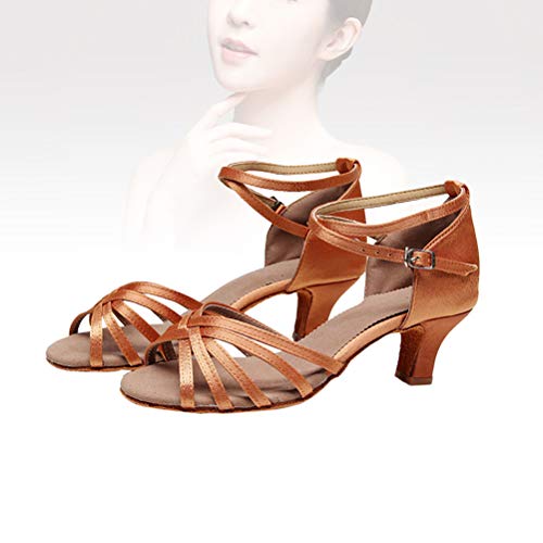 LIOOBO Zapatos de Baile Latino para Mujeres Zapatos de Tango para Mujeres Zapatos de Baile de salón