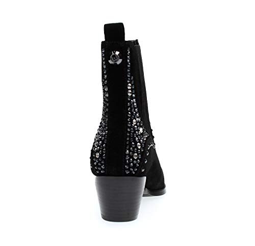LIU JO Zapatos Mujer Botines texanos S69075PX00222222 Bonnie 2 Bootie Talla 38 Negro