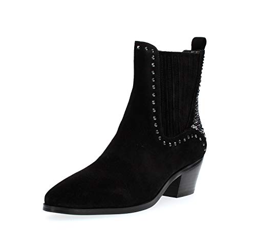 LIU JO Zapatos Mujer Botines texanos S69075PX00222222 Bonnie 2 Bootie Talla 38 Negro