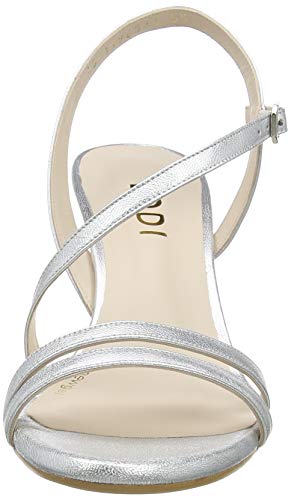 lodi Jalea, Sandalia para Mujer, Plata, 40 EU