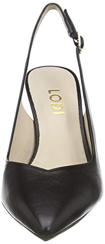 lodi RAIAN-TP, Zapatos Destalonados para Mujer, Negro, 39 EU