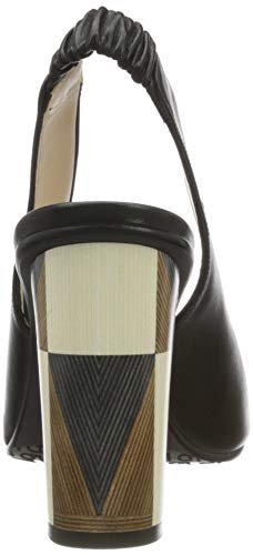 lodi SENIC-GE, Zapatos Destalonados para Mujer, California Negro, 35 EU