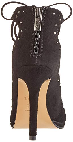 lodi VAREZ, Zapatos de tacón con Punta Cerrada para Mujer, Negro (Ante Negro Ante Negro), 38 EU