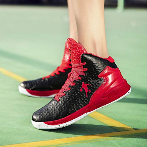 Los Hombres de Baloncesto Zapatos de Alta Tapa amortiguación de la luz Antideslizante Transpirable Deportes al Aire Libre Zapatos de Hombre Zapatillas