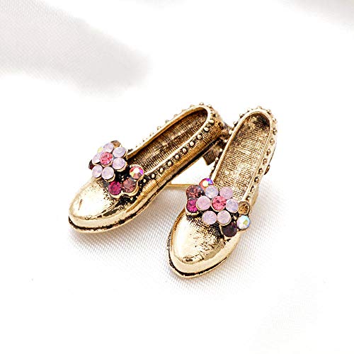 LOSAYM Alfileres Y Broches Baratos Moda Zapatos Creativos Broches Mujeres Vintage Broche Accesorios