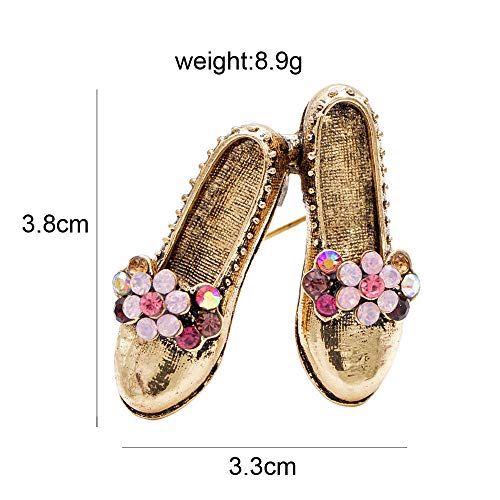 LOSAYM Alfileres Y Broches Baratos Moda Zapatos Creativos Broches Mujeres Vintage Broche Accesorios