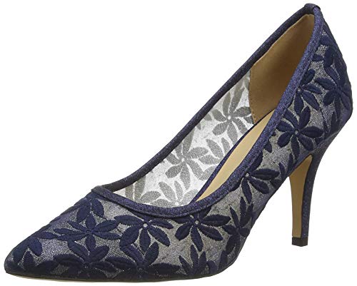 Lotus Bryony, Zapatos de tacón con Punta Cerrada Mujer, Azul Marino De, 40 EU