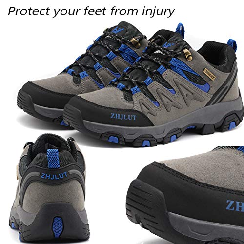 Lvptsh Zapatillas de Trekking para Hombre Botas de Montaña Zapatillas de Senderismo Calzado de Trekking Botas de Senderismo Antideslizantes AL Aire Libre Transpirable Sneakers