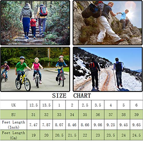 Lvptsh Zapatillas y Calzado Deporte Niños Zapatillas de Senderismo Niño Impermeables Botas de Montaña Zapatillas Trekking Aire Libre