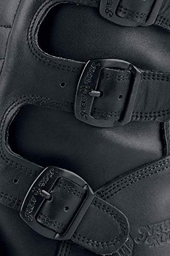 M.373X-S6 metal rock gótico botas con hebillas unisex negro - roca New - 36null0nl