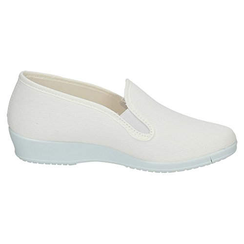 MADE IN SPAIN 07 Zapatillas DE Lona Mujer Zapatillas Blanco 40