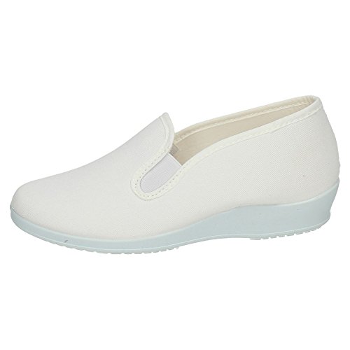 MADE IN SPAIN 07 Zapatillas DE Lona Mujer Zapatillas Blanco 40