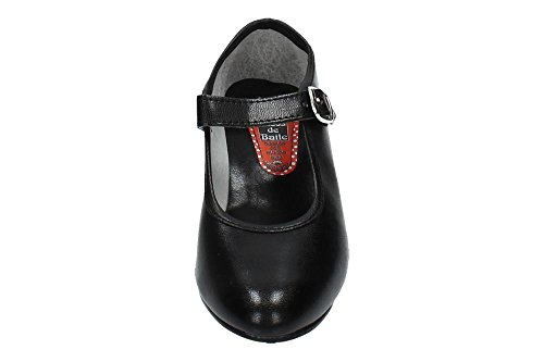 MADE IN SPAIN 15 Zapato DE SEVILLANAS NIÑA Zapatos TACÓN Negro 28