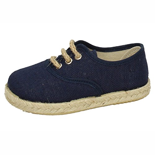 MADE IN SPAIN 260/L ESPARTEÑAS DE Lona NIÑO Zapatillas Marino 23