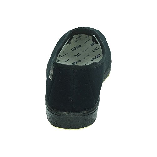 MADE IN SPAIN 413 Goma Medio Verano SEÑORA Zapatillas Negro 39