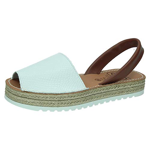 MADE IN SPAIN 8203 Menorquina Blancas Mujer Sandalias Blanco 38
