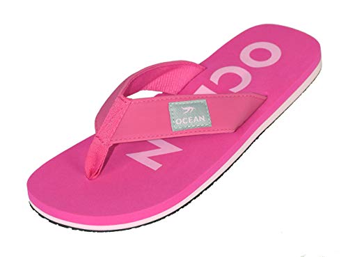 MADSea Ocean Chanclas Sandalias de Playa para Mujer Fucsia Rosa Pink, Tamaño:38 EU, Color:Fucsia/Rosa