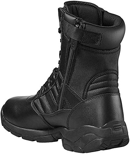 Magnum M800339-021 Panther 8 Botas con Cremallera Lateral, Color Negro, Talla 9