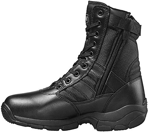 Magnum M800339-021 Panther 8 Botas con Cremallera Lateral, Color Negro, Talla 9