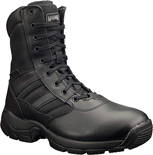 Magnum M800339-021 Panther 8 Botas con Cremallera Lateral, Color Negro, Talla 9