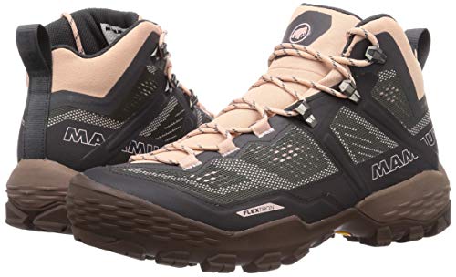 Mammut Ducan Mid GTX, Zapatillas para Carreras de montaña Mujer, Dark Titanium Evening Sand, 42 EU