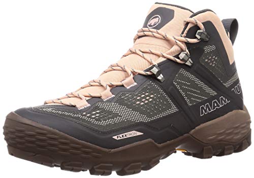 Mammut Ducan Mid GTX, Zapatillas para Carreras de montaña Mujer, Dark Titanium Evening Sand, 42 EU