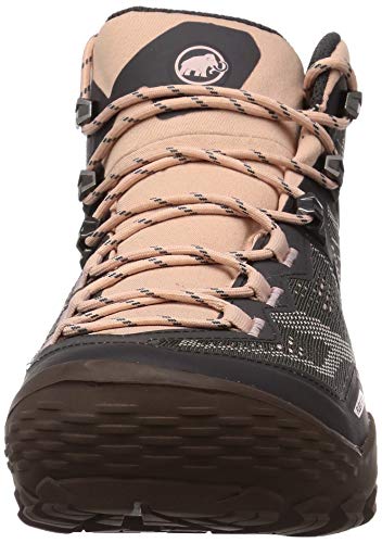 Mammut Ducan Mid GTX, Zapatillas para Carreras de montaña Mujer, Dark Titanium Evening Sand, 42 EU