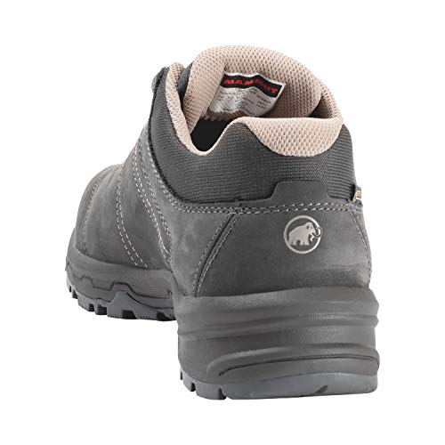 Mammut Nova III GTX, Zapatos de Low Rise Senderismo para Mujer, Beige (Safari-Dark Sundown 7467), 38 EU