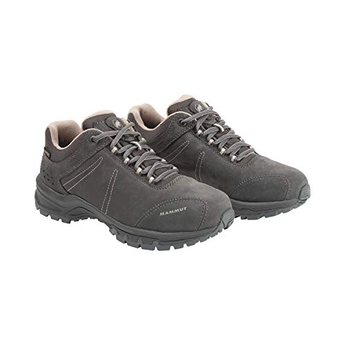 Mammut Nova III GTX, Zapatos de Low Rise Senderismo para Mujer, Beige (Safari-Dark Sundown 7467), 38 EU