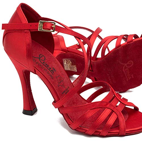 Salsa Kizomba Manuel Reina Bailar Bachata Zapatos de Baile Latino Mujer Salsa Flex 7 Red