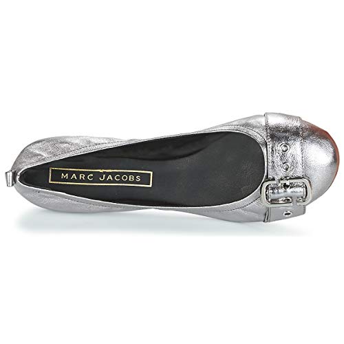 Marc Jacobs Dolly Buckle Bailarinas Mujeres Plata - 37 - Bailarinas-Manoletinas Shoes
