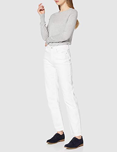 Marca Amazon - FIND Leather Zapatos de Cordones Brogue, Azul (Navy), 41 EU