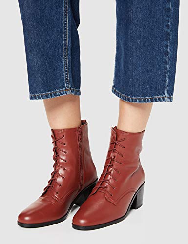 Marca Amazon - find. R2899, Botines Women's, Marrón (Red Rouge), 38 EU
